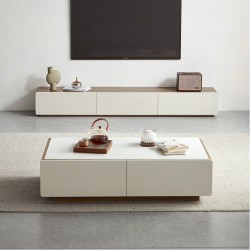 [BUNDLE] Living Room Bundle - Mila Leathaire Sofa + Hudson Set